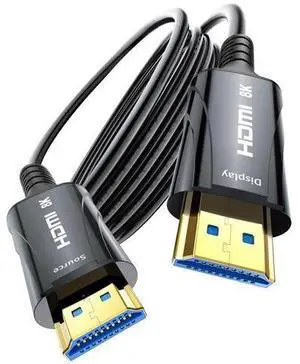 Vszerda 8K Fiber Optic HDMI Cable 25FT - HDMI Cable 48Gbps,High-Speed HDMI Cord,Supports 8K 60Hz,4K120Hz,HDR/eARC/HDCP 2.2&2.3,Compatiblefor Monitor,Projector,HDTV and DVD Player Vszerda 8K Fiber Optic HDMI Cable 25FT - HDMI Cable 48Gbps,High-Speed HDMI Cord,Supports 8K 60Hz,4K120Hz,HDR/eARC/HDCP 2.2&2.3,Compatiblefor Monitor,Projector,HDTV and DVD Player