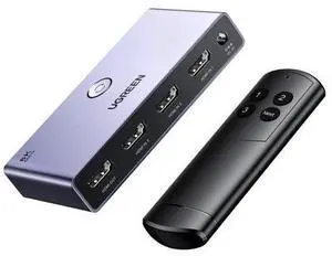 UGREEN HDMI 2.1 Switch Aluminum Ultra HD 8K@60Hz 3 in 1 Out HDMI Splitter with Remote Switcher Box Support 3D CEC HDR HDCP2.3 Compatible with PS4/3 Xbox Nintendo Switch Roku TV Fire Stick UGREEN HDMI 2.1 Switch Aluminum Ultra HD 8K@60Hz 3 in 1 Out HDMI Splitter with Remote Switcher Box Support 3D CEC HDR HDCP2.3 Compatible with PS4/3 Xbox Nintendo Switch Roku TV Fire Stick