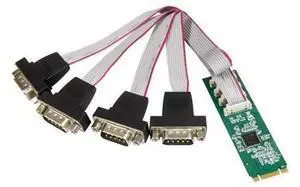 Vszerda 2 Port RS-232 DB9 Serial M.2 B+M Key Controller Card SY-PEX15066 Vszerda 2 Port RS-232 DB9 Serial M.2 B+M Key Controller Card SY-PEX15066