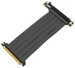 PCIE 4.0 Riser Cable, PCIe 4.0 x16 High Speed Flexible Extender Card Extension Port, PCIE 4.0 90 Degree Adapter, Pcie 4.0 Riser Compatible with 4090 4080 4070 3090 and Pcie 3.0 System 300mm /11.8inch PCIE 4.0 Riser Cable, PCIe 4.0 x16 High Speed Flexible Extender Card Extension Port, PCIE 4.0 90 Degree Adapter, Pcie 4.0 Riser Compatible with 4090 4080 4070 3090 and Pcie 3.0 System 300mm /11.8inch