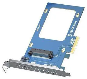 Vszerda U.2 SFF-8639 to PCIe NVMe SSD Adapter Card, PCIe 3.0 x4 Expansion Card for 2.5" U.2 NVMe/SATA SSDs, Supports High-Speed Data Transfer for Desktop PC & Workstation Vszerda U.2 SFF-8639 to PCIe NVMe SSD Adapter Card, PCIe 3.0 x4 Expansion Card for 2.5" U.2 NVMe/SATA SSDs, Supports High-Speed Data Transfer for Desktop PC & Workstation