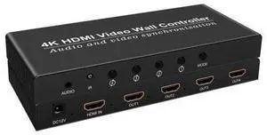 Vszerda 2x2 HDMI Video Wall Controller,HDMI Video Image Processor Screen Splicing 4K Output TV Wall Processor,4 Way HDMI 180 Degree Rotate 4 TV Screens into 1 Wall Display Vszerda 2x2 HDMI Video Wall Controller,HDMI Video Image Processor Screen Splicing 4K Output TV Wall Processor,4 Way HDMI 180 Degree Rotate 4 TV Screens into 1 Wall Display