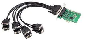 Vszerda 8 Port RS-232 DB9 Serial PCI-e 2.0 x1 Card XR17V358 Chipset 16C550 UART SI-PEX15041 Vszerda 8 Port RS-232 DB9 Serial PCI-e 2.0 x1 Card XR17V358 Chipset 16C550 UART SI-PEX15041
