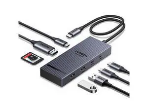 UGREEN Revodok Pro USB C Hub for Laptop 8 in 1 MacBook Docking Station 4K 60Hz HDMI, 100W PD Charging, USB-C & USB-A 10Gbps Data Ports, SD/TF Card Reader for MacBook Pro/Air, iPad Pro, XPS, Thinkpad UGREEN Revodok Pro USB C Hub for Laptop 8 in 1 MacBook Docking Station 4K 60Hz HDMI, 100W PD Charging, USB-C & USB-A 10Gbps Data Ports, SD/TF Card Reader for MacBook Pro/Air, iPad Pro, XPS, Thinkpad