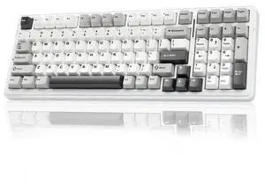 Vszerda F99 Wireless Mechanical Keyboard,Tri-Mode BT5.0/2.4GHz/USB-C Hot Swappable Custom Keyboard,Pre-lubed Linear Switches,RGB Backlit Computer Gaming Keyboards for PC/Tablet/PS/Xbox Vszerda F99 Wireless Mechanical Keyboard,Tri-Mode BT5.0/2.4GHz/USB-C Hot Swappable Custom Keyboard,Pre-lubed Linear Switches,RGB Backlit Computer Gaming Keyboards for PC/Tablet/PS/Xbox