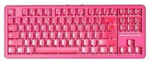 Vszerda A87 Pro Wireless Mechanical Keyboard, 87-Key TKL, Gasket Mount, Hot-Swap, Tri-Mode RGB (Crystal Pink) Vszerda A87 Pro Wireless Mechanical Keyboard, 87-Key TKL, Gasket Mount, Hot-Swap, Tri-Mode RGB (Crystal Pink)