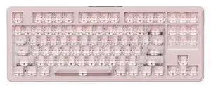 Vszerda A87 Pro Wireless Mechanical Keyboard, 87-Key TKL, Gasket Mount, Hot-Swap, Tri-Mode RGB (Peach Mist) Vszerda A87 Pro Wireless Mechanical Keyboard, 87-Key TKL, Gasket Mount, Hot-Swap, Tri-Mode RGB (Peach Mist)