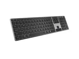 Vszerda 2.4G Wireless Bluetooth Keyboard Full Size, Quiet Slim Multi-Device Rechargeable Cordless QWERTY Keyboard with Number Pad, Low Profile Silent Flat Universal Keyboards for Computer/Mac/Windows Vszerda 2.4G Wireless Bluetooth Keyboard Full Size, Quiet Slim Multi-Device Rechargeable Cordless QWERTY Keyboard with Number Pad, Low Profile Silent Flat Universal Keyboards for Computer/Mac/Windows