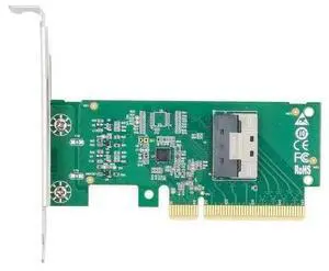 Vszerda PCIE5.0 Extender Adapter PCI-Express 8X to MCIO 8i Mini Cool Edge IO SFF-TA-1016 Interface Expansion Controller Card for Mainboard SSD Graphics Card Vszerda PCIE5.0 Extender Adapter PCI-Express 8X to MCIO 8i Mini Cool Edge IO SFF-TA-1016 Interface Expansion Controller Card for Mainboard SSD Graphics Card