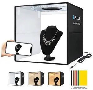 PULUZ 50cm Photo Studio Light Box Portable Light Tent LED Photography Studio Tent (Style 2) PULUZ 50cm Photo Studio Light Box Portable Light Tent LED Photography Studio Tent (Style 2)