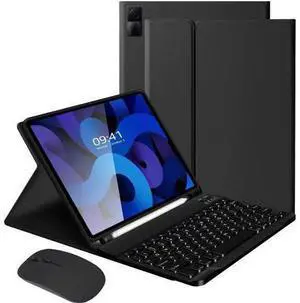 BONAEVER Keyboard Case with Mouse for Xiaomi Redmi Pad SE 11 inch 2023 - Protective Stand Cover with Bluetooth Detachable Magnetic Keyboard / Wireless Mouse / Pencil Holder BONAEVER Keyboard Case with Mouse for Xiaomi Redmi Pad SE 11 inch 2023 - Protective Stand Cover with Bluetooth Detachable Magnetic Keyboard / Wireless Mouse / Pencil Holder