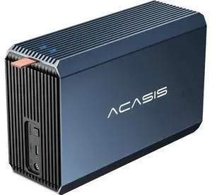 ACASIS External Dual-Drive RAID Enclosure with Cooling Fan for 2.5/3.5" SATA HDD/SSD with USB A/C 3.0, Support RAID 0/1/JBOD/SPAN, Max 6Gbps with UASP, 36TB Capacity Raid Enclosure ACASIS External Dual-Drive RAID Enclosure with Cooling Fan for 2.5/3.5" SATA HDD/SSD with USB A/C 3.0, Support RAID 0/1/JBOD/SPAN, Max 6Gbps with UASP, 36TB Capacity Raid Enclosure