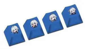 "Unending Flame Demon" Gabriella Mechanical Keyboard Keycaps - 2D Fan Art Related Accessories - Keycaps Four keys "Unending Flame Demon" Gabriella Mechanical Keyboard Keycaps - 2D Fan Art Related Accessories - Keycaps Four keys