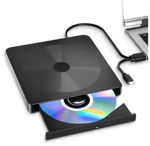 _Mega Brand External CD/DVD Drive for Laptop with USB 3.0 & Type-C, Portable DVD Burner, External Disc Drive, CD Reader for Laptop, Lightweight USB CD/DVD External Drive Compatible with PC _Mega Brand External CD/DVD Drive for Laptop with USB 3.0 & Type-C, Portable DVD Burner, External Disc Drive, CD Reader for Laptop, Lightweight USB CD/DVD External Drive Compatible with PC