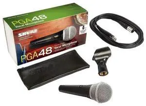 PGA48 high-end wired dynamic microphone for karaoke stage performance live recording and broadcasting microphone PGA48 high-end wired dynamic microphone for karaoke stage performance live recording and broadcasting microphone