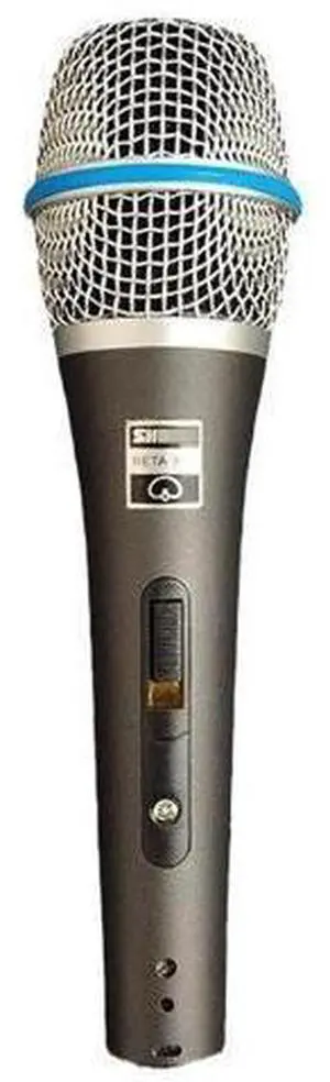 Wireless microphone BETA87C A Home singing stage performance KTV wireless handheld microphone Beta87C - Model with Switch Wireless microphone BETA87C A Home singing stage performance KTV wireless handheld microphone Beta87C - Model with Switch