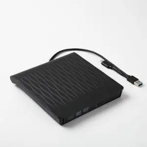 USB 3.0 external optical drive DVD burner desktop notebook universal wave-shaped Type C two-in-one USB 3.0 + Type C Dual-Function Black USB 3.0 external optical drive DVD burner desktop notebook universal wave-shaped Type C two-in-one USB 3.0 + Type C Dual-Function Black