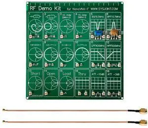 RF Demo Kit NanoVNA - RF Test Board, Vector Network Analyzer, Filter, Attenuator Calibration Board RF Demo Kit NanoVNA - RF Test Board, Vector Network Analyzer, Filter, Attenuator Calibration Board