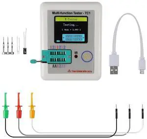 Multifunctional Transistor Tester LCR-TC1 - Full-color screen display. Finished diode and capacitor tester. Multifunctional Transistor Tester LCR-TC1 - Full-color screen display. Finished diode and capacitor tester.