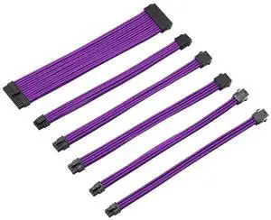 wusu SATA connection extension cable 24-pin CPU 8-pin motherboard power connection cable Personal computer purple wusu SATA connection extension cable 24-pin CPU 8-pin motherboard power connection cable Personal computer purple