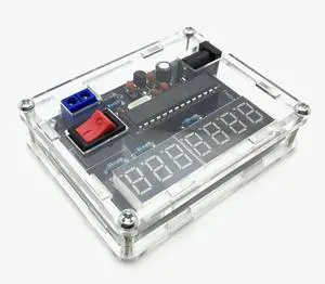 wusu AVR frequency meter measurement kit DIY 0.45Hz - 10MHz complete set with casing wusu AVR frequency meter measurement kit DIY 0.45Hz - 10MHz complete set with casing