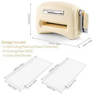 wusu Hand-cranked paper art machine - DIY embossing tool mold machine manufacturer - Best-selling creative handicraft and educational tool Light yellow wusu Hand-cranked paper art machine - DIY embossing tool mold machine manufacturer - Best-selling creative handicraft and educational tool Light yellow