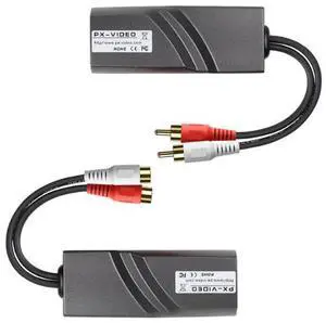 RCA audio network cable extender, twisted pair transmitter, lotus interface, 2-channel audio extender RCA audio network cable extender, twisted pair transmitter, lotus interface, 2-channel audio extender