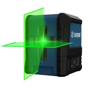 wusu Green light level meter - 2-line high-precision plastic-covered vertical laser level meter wusu Green light level meter - 2-line high-precision plastic-covered vertical laser level meter