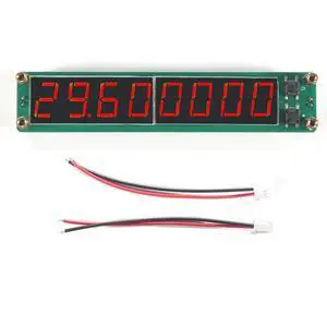 PLJ-8LED-H Frequency Meter - 8-bit RF Signal Frequency Counter with LED Display for Frequency Range 0.1 - 2400 MHz PLJ-8LED-H Frequency Meter - 8-bit RF Signal Frequency Counter with LED Display for Frequency Range 0.1 - 2400 MHz