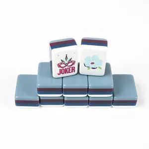 Acrylic four-layer multi-color mahjong set - 160 pieces of American standard mahjong cards Acrylic four-layer multi-color mahjong set - 160 pieces of American standard mahjong cards