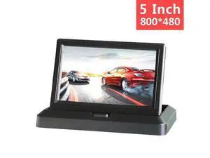 5" TFT LCD HD800*480 Screen Car Monitor Reverse Parking 5 Inch monitor with 2 video input Auto Rear View Camera 5" TFT LCD HD800*480 Screen Car Monitor Reverse Parking 5 Inch monitor with 2 video input Auto Rear View Camera