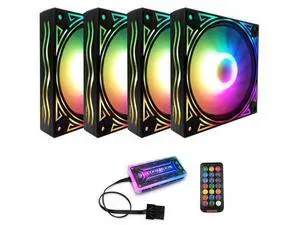 F-JL Computer Case PC Cooling Fan RGB Adjust 120mm Quiet + IR Remote New Computer Cooler RGB CPU Case Fan 4Pcs F-JL Computer Case PC Cooling Fan RGB Adjust 120mm Quiet + IR Remote New Computer Cooler RGB CPU Case Fan 4Pcs