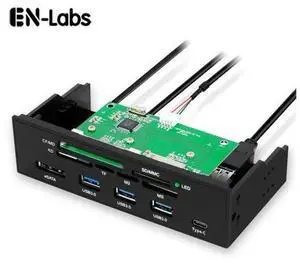 5.25" PC Computer Front panel USB 2.0 card reader with 3 ports USB3.0,Type-C, eSATA,MD,SD/MMC,XD,TF,M2,MS,64G CF Reader 5.25" PC Computer Front panel USB 2.0 card reader with 3 ports USB3.0,Type-C, eSATA,MD,SD/MMC,XD,TF,M2,MS,64G CF Reader