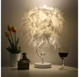 Table Lamp Feather Lamp Bedside Lamp Living Room Bedroom Lamp Crystal Nordic Romantic Desk Lamp US EU Plug E27 Led Light Table Lamp Feather Lamp Bedside Lamp Living Room Bedroom Lamp Crystal Nordic Romantic Desk Lamp US EU Plug E27 Led Light