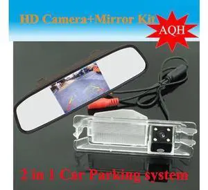 4.3 inch Car monitor mirror + car rear view parking camera for Nissan March/For Renault logan Sandero Car backup reverse camera 4.3 inch Car monitor mirror + car rear view parking camera for Nissan March/For Renault logan Sandero Car backup reverse camera