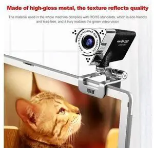 1080P Webcam Lightweight Web Camera Webcam Built-in Microphone High Pixel for Computer PC Live Streaming Video Conference 1080P Webcam Lightweight Web Camera Webcam Built-in Microphone High Pixel for Computer PC Live Streaming Video Conference