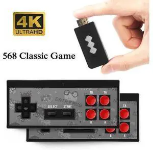 1Set New Plastic The Retro Stick USB Wireless Handheld Video Game Controller 4K 568 Classic Game Black Gary 1Set New Plastic The Retro Stick USB Wireless Handheld Video Game Controller 4K 568 Classic Game Black Gary
