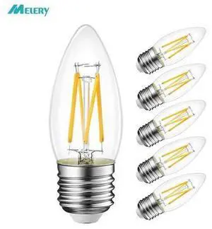 6pcs/Lot LED Light Bulb Filament 4W E27 C35 2700K Warm White Replacement 40W 470lm Rustic Candle Shape Bulbs Led Table Desk Lamp 6pcs/Lot LED Light Bulb Filament 4W E27 C35 2700K Warm White Replacement 40W 470lm Rustic Candle Shape Bulbs Led Table Desk Lamp