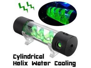 Reservoir Water Tank G1/4 200mm For Computer PC Liquid Cooling T-Virus Helix Suspension Water Cooling Reservoir Water Tank G1/4 200mm For Computer PC Liquid Cooling T-Virus Helix Suspension Water Cooling