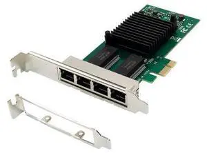 X1 Network Card 4 Port Gigabit Ethernet Electrical RJ45 LAN Card 1000M Adapter Card I350AM4 Chip for Desktop X1 Network Card 4 Port Gigabit Ethernet Electrical RJ45 LAN Card 1000M Adapter Card I350AM4 Chip for Desktop