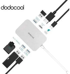 Aluminum Alloy USB-C Hub with Type-C Power Delivery 4K Video HD Output 3 SuperSpeed USB 3.0 Ports Hub for MacBook Pro Aluminum Alloy USB-C Hub with Type-C Power Delivery 4K Video HD Output 3 SuperSpeed USB 3.0 Ports Hub for MacBook Pro