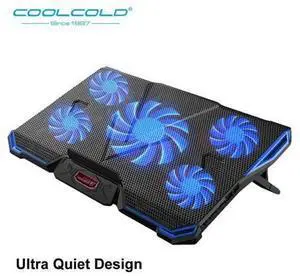 Adjustable Angles Laptop Cooler Ergonomic Notebook Cooling Pad With Five Led Fan For 11'' 15.6'' 17''Notebook Tablet PC Adjustable Angles Laptop Cooler Ergonomic Notebook Cooling Pad With Five Led Fan For 11'' 15.6'' 17''Notebook Tablet PC