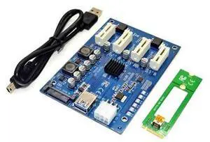 NGFF PCIE PCI Express Extender Riser Card Adapter 4 PCI-E Slot Adapter PCIe Port Multiplier M2 Card for Mining NGFF PCIE PCI Express Extender Riser Card Adapter 4 PCI-E Slot Adapter PCIe Port Multiplier M2 Card for Mining