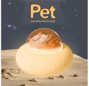 Cartoon UFO Night Light Pet Spaceship Colorful Lamp Soft Silicone Bedroom Décor for Children Baby Kids Toy Gif USB Charging Cartoon UFO Night Light Pet Spaceship Colorful Lamp Soft Silicone Bedroom Décor for Children Baby Kids Toy Gif USB Charging