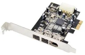 Express 3 Port Video Capture Expansion Card Firewire XIO2213AZAY Chipset 1394B 1394A e 1.1 X1 Card Express 3 Port Video Capture Expansion Card Firewire XIO2213AZAY Chipset 1394B 1394A e 1.1 X1 Card