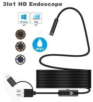 Endoscope Camera HD USB Android Endoscope Waterproof 6 LED Borescope Inspection Camera Endoscope For Android PC For Iphone Endoscope Camera HD USB Android Endoscope Waterproof 6 LED Borescope Inspection Camera Endoscope For Android PC For Iphone