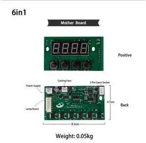 For Cast Aluminum LED Par Light 18x18W RGBWA+UV 18x12W RGBW Lighting Motherboard Power Supply Iron lens For Cast Aluminum LED Par Light 18x18W RGBWA+UV 18x12W RGBW Lighting Motherboard Power Supply Iron lens