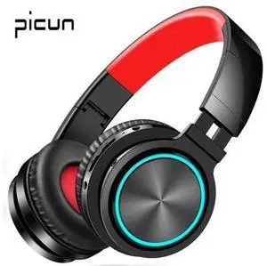 B12 Wireless Headphones Bluetooth 5.0 Headphone with 7 Color Led Light 36H Play time Supoort TF card Headset for phone Pc B12 Wireless Headphones Bluetooth 5.0 Headphone with 7 Color Led Light 36H Play time Supoort TF card Headset for phone Pc
