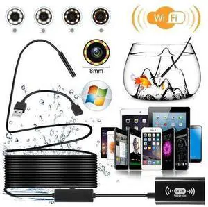 8mm 5M Endoscope Camera Borescope HD1200P USB Inspection Camera Waterproof IP68 Flexible Mini Endoscope Camera for Android PC 8mm 5M Endoscope Camera Borescope HD1200P USB Inspection Camera Waterproof IP68 Flexible Mini Endoscope Camera for Android PC