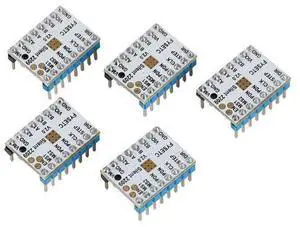 5pcs TMC2209 Stepper Motor Driver Super Silent Stepsticks Mute Driver Board 256 Microsteps For Sidewinder 3D Printer 5pcs TMC2209 Stepper Motor Driver Super Silent Stepsticks Mute Driver Board 256 Microsteps For Sidewinder 3D Printer